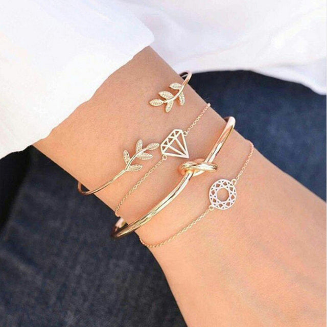 Premium Bohemian Layered Bracelet Set