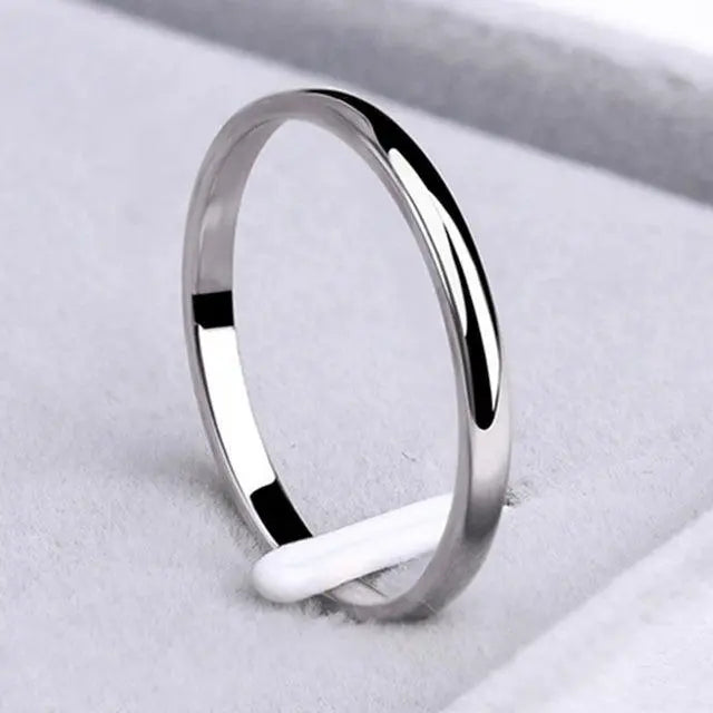 Minimalist Gold Polished Band Ring