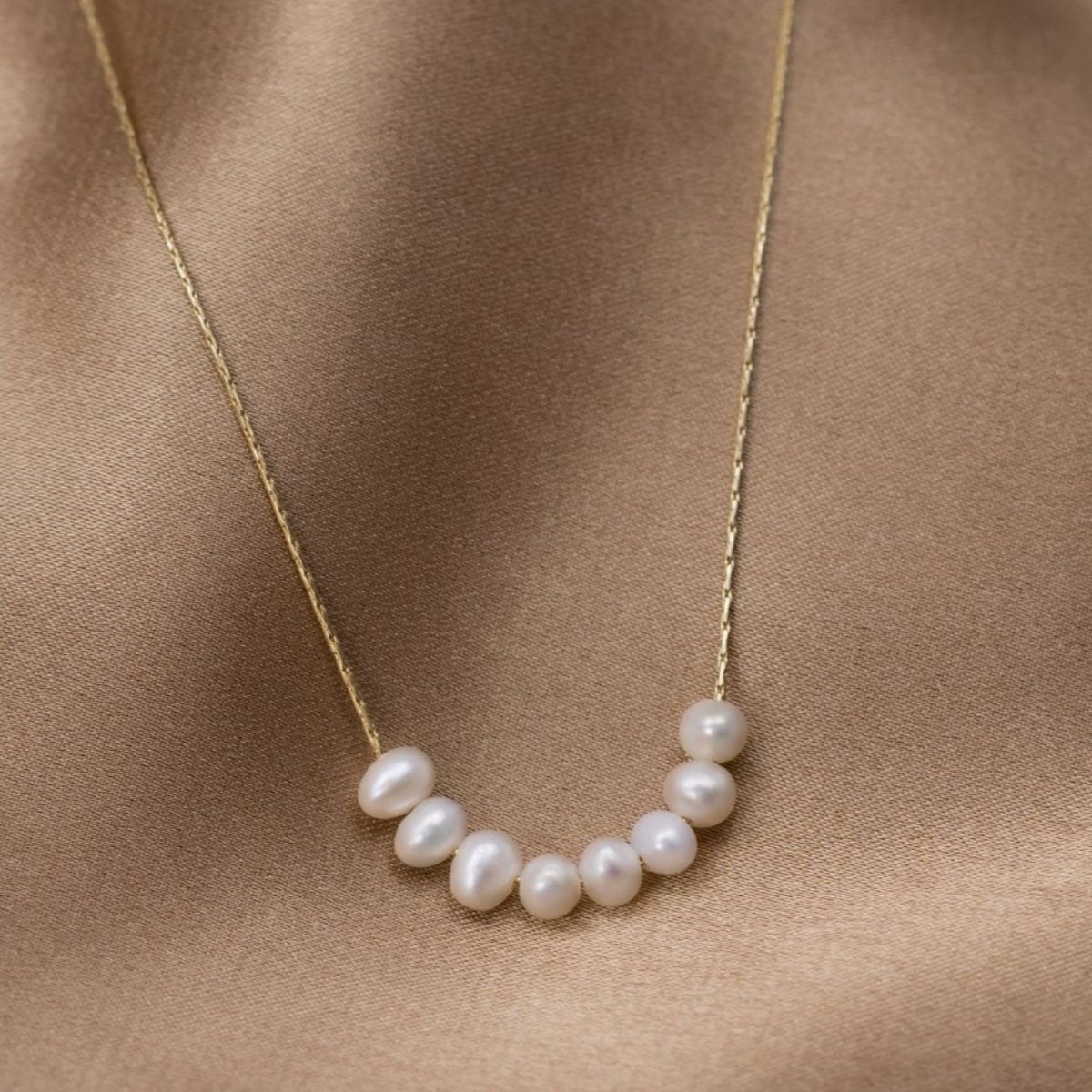 Freshwater Pearl Bar Necklace