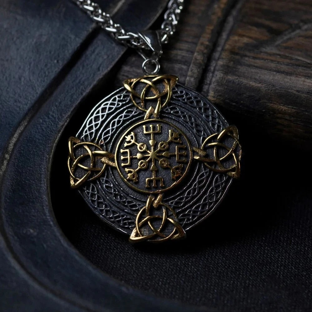 Viking Vegvisir Protection Necklace